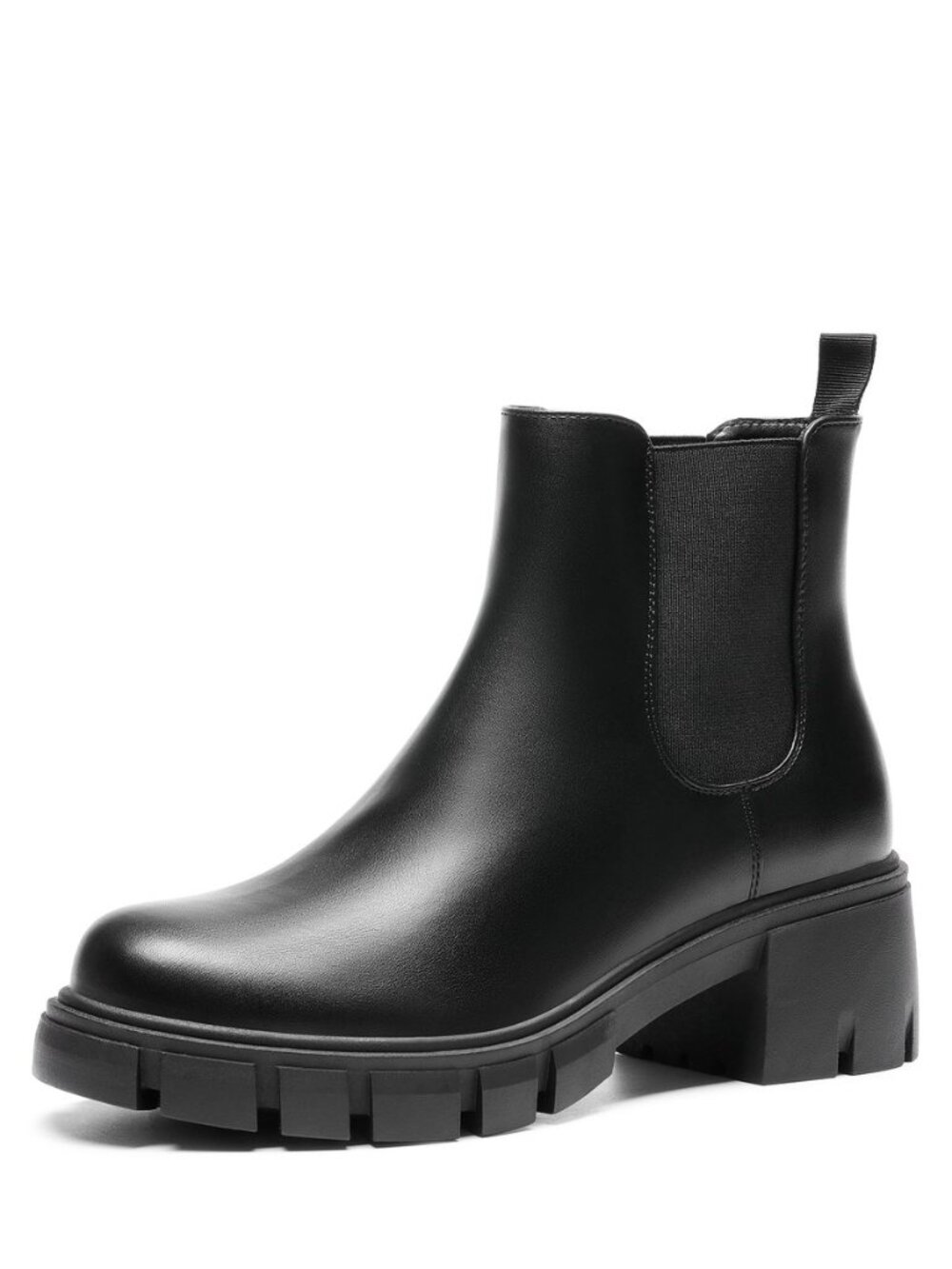Women's Elastic Chelsea Ankle Boots